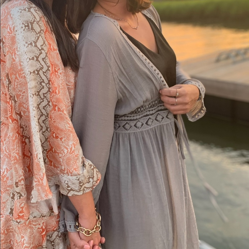 Long kimono cardigan